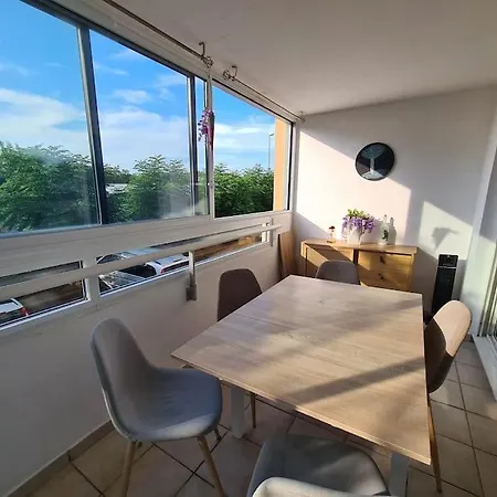 4-5person. Avec Piscine Cote Richelieu 公寓